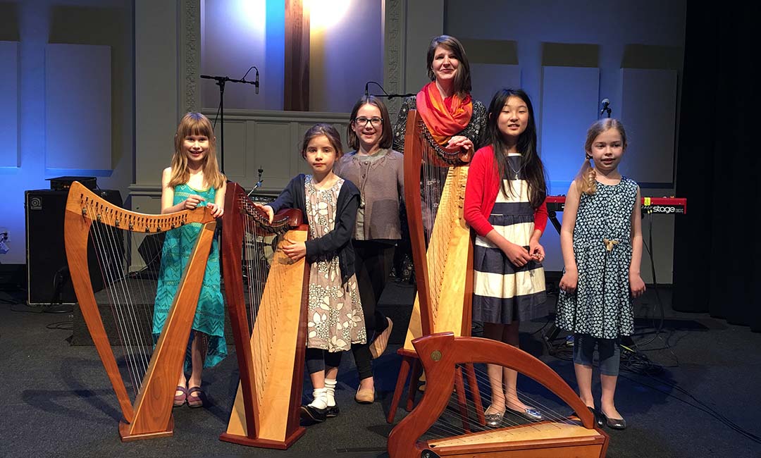 harp lessons recital